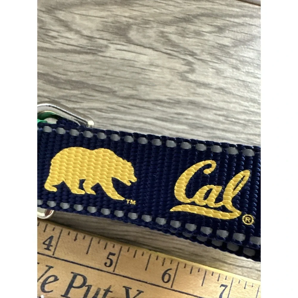 NCAA UC Berkeley Cal Golden Bears Dog Leash Navy Blue Excellent Reflective Logo